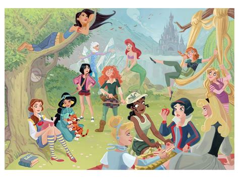 Disney Rapunzel Ariel Jasmine Aurora Cinderella Pocahontas Mulan Belle Tiana Snow White Disney