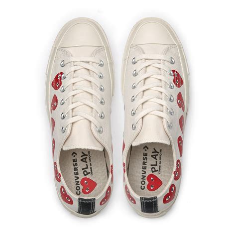 Converse Multi Red Heart Chuck Taylor All Star 70 Low White Svean As