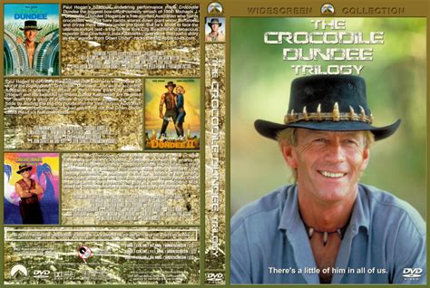 The Crocodile Dundee Trilogy Dvd Cover 1986 2001 R1 Custom