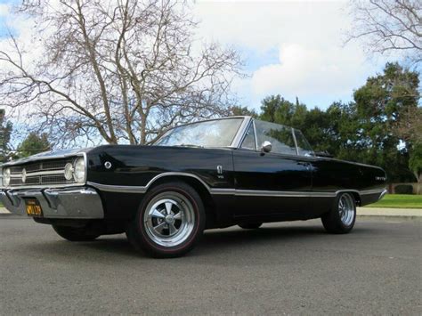1968 Dodge Dart Black Convertible V8 3 Speed Automatic 28285 Miles