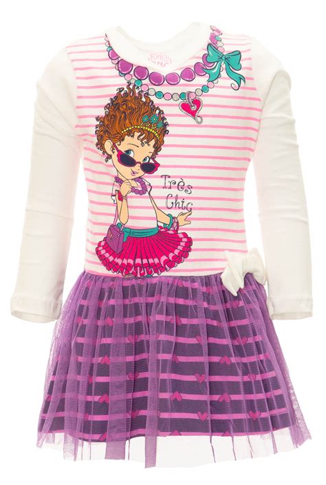 Disney Disney Fancy Nancy Toddler Girls Long Sleeve Tulle Dress 4t