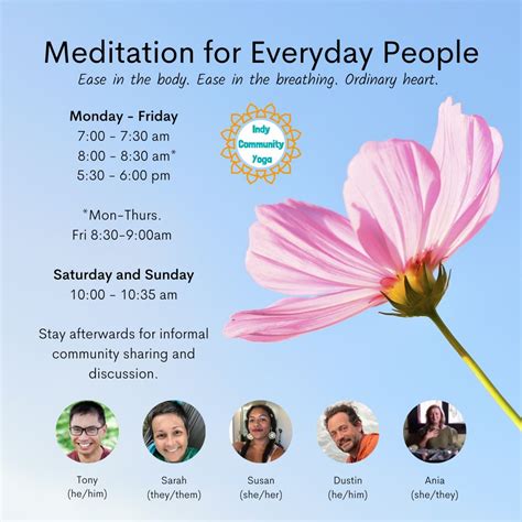 Meditation For Everyday People Ease In The Body Ordinary Heart