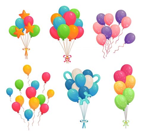 Ballons Danniversaire De Dessin Animé Ballon à Air Coloré Décoration