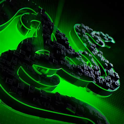 2048x2048 Razer Logo 4k Ipad Air HD 4k Wallpapers, Images, Backgrounds ...