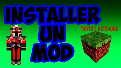 Tuto Comment Installer Un Mod Minecraft Toutes Versions Fr Youtube