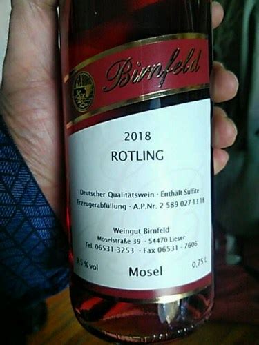 Weingut Birnfeld Rotling Vivino Us