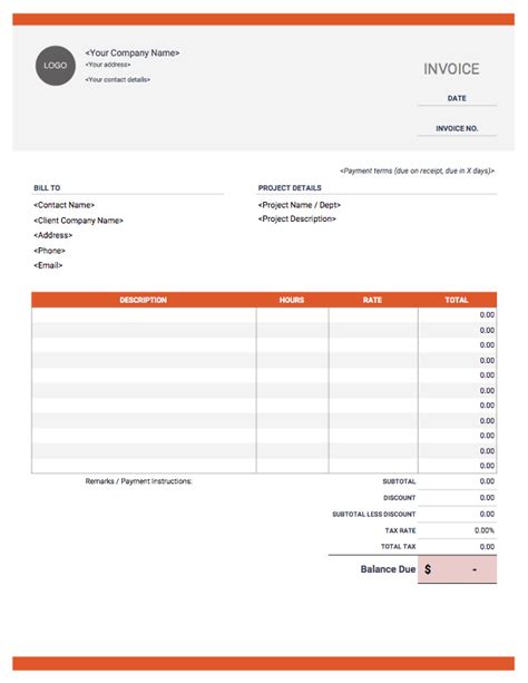 Freelance Invoice Templates