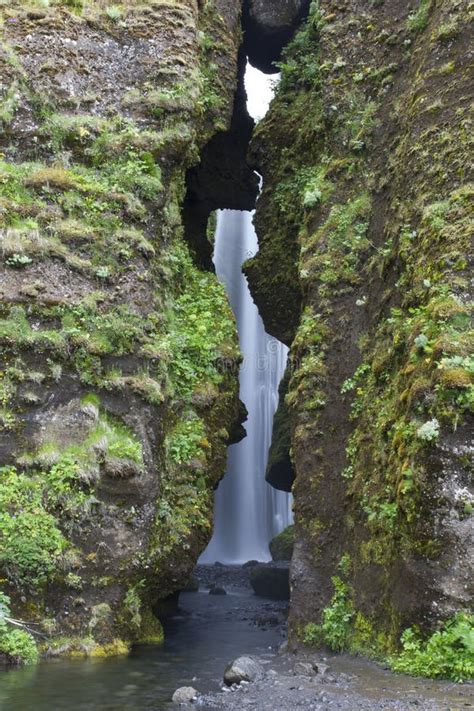 Gljufrabui Waterfall Stock Photo Image Of Geology Scenic 98770996