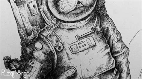 Grasp the pen firmly in your dominant hand near the tip. Pen and Ink Drawing time lapse : Castronaut - YouTube