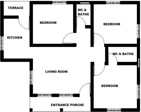 Great Inspiration 40 2 Room House Plan Sketches