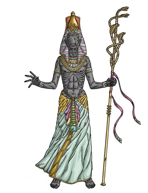 Yog Blogsoth The Black Pharaoh Nyarlathotep Wonderful Depiction Of The Crawling Chaos As