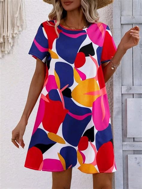 Pdf Tunic Dress Pattern Pdf Sewing Pattern Mini Dress Sewing Etsy