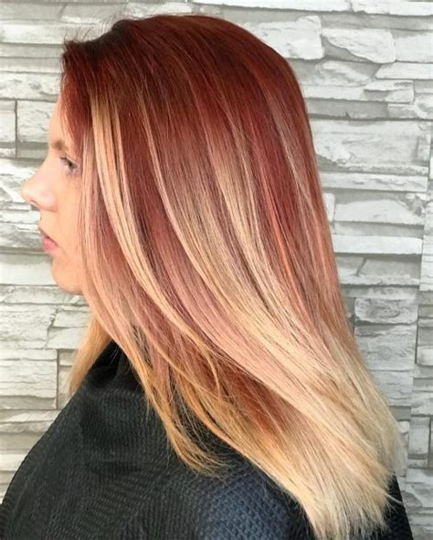 28 Best Red And Blonde Hair Color Ideas For Fiery Ladies Red Blonde