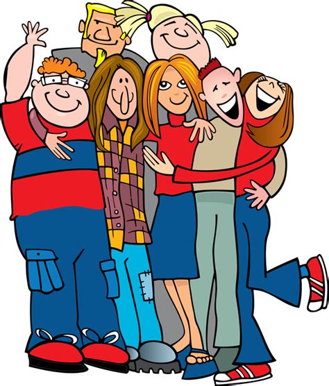 Group Of Friends Clipart Clipart Best