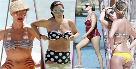 Two Hot Mamas And A Sexy Single Reese Witherspoon Drew Barrymore Cameron Diaz Strip Down At