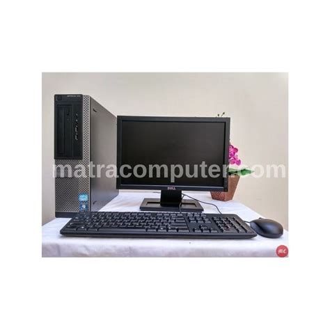 Cpu Komputer Kantor Dell Optiplex 390 Desktop Core I5 Dan Lcd 17 Inch