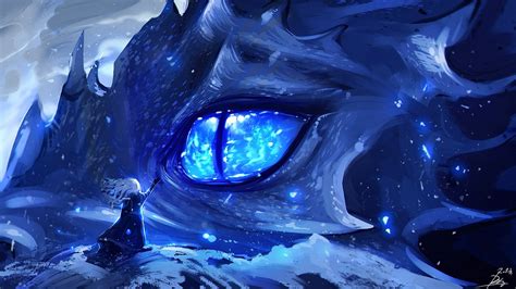 1280x720 Anime Dragon Eye 720p Hd 4k Wallpapers Images Backgrounds