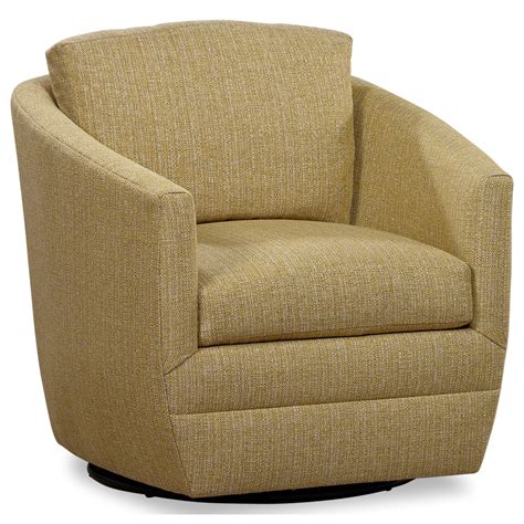 Huntington House 7279 Contemporary Upholstered Accent Swivel Barrel