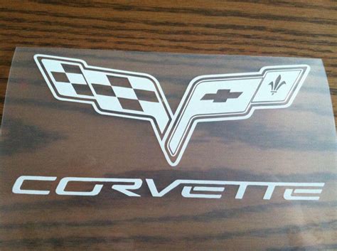 Buy Corvette Chevy Vinyl Decal Sticker Racing Vette Stingray In Dothan