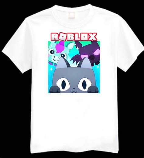 Roblox Pet Simulator X Kids Printed T Shirt Various Sizes Etsy