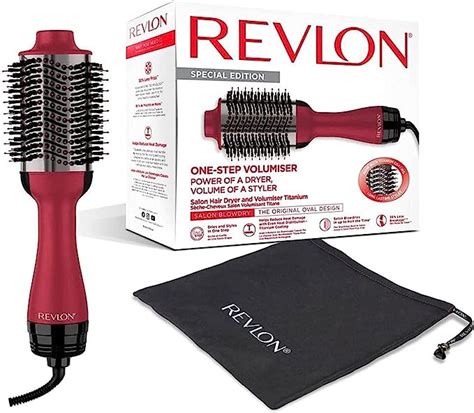 Revlon One Step Hair Dryer And Volumizer Hot Air Brush Titanium Max Edition Amazonca Beauty
