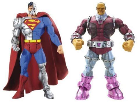 Dc Universe Super Enemies Figure Pack Cyborg Superman Mongul Figures