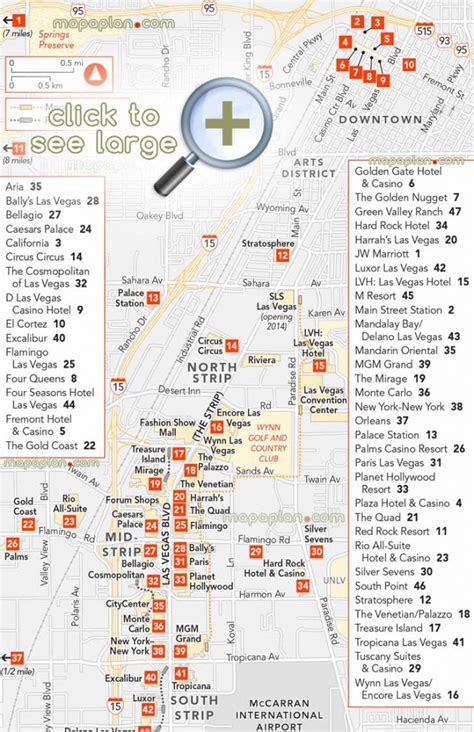 Printable Vegas Strip Map With So Many Restaurants Shows Nightlife