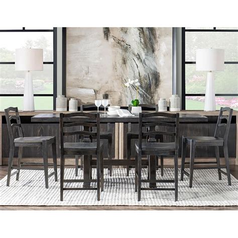 Legacy Classic Halifax 7 Piece Counter Height Dining Set In Java Nfm
