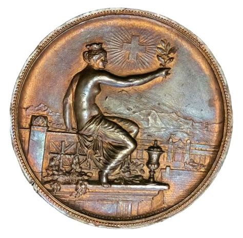 Art Nouveau Medal Nude Woman By M Six Vienna S Visual Artists Austria