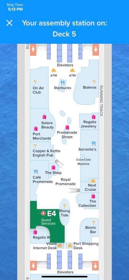 Muster Station Locator Royal Caribbean Discussion Royal Caribbean Blog