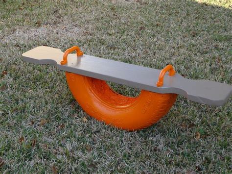 Build A Seesaw From A Repurposed Tire Diy Projects For