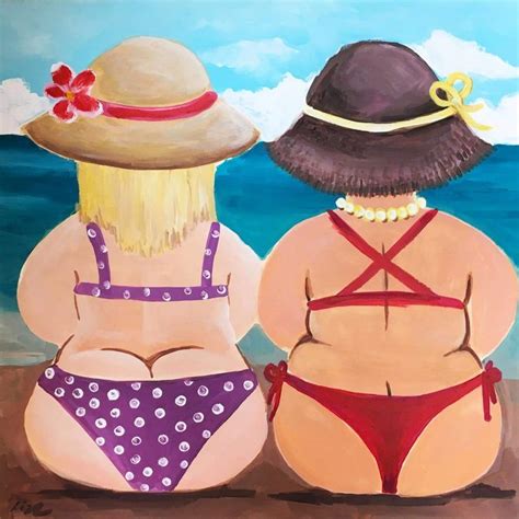 Stone Painting Painting Drawing Canvas Painting Canvas Art Beach Girls Beach Babe Plus