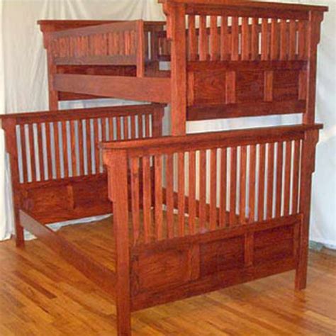 Handmade Solid Oak Bunk Beds By Blue Bench Woodworking