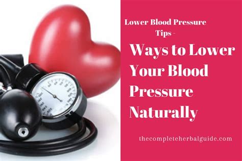 Best Ways To Lower Your Blood Pressure Naturally