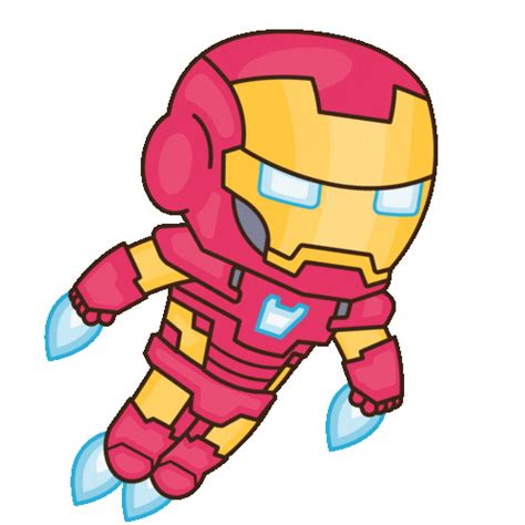 Flying Iron Man Animated 