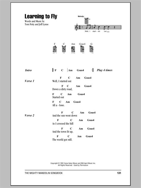 Learning To Fly Sheet Music Direct