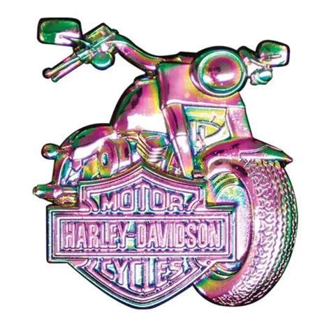 Harley Davidson Psychedelic Motorcycle Pin P145994 Rainbow Finish Pin 1499 Picclick