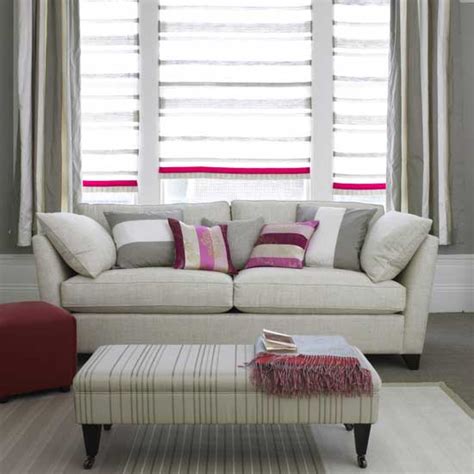 Check spelling or type a new query. Grey and pink striped living room | Living room furniture ...