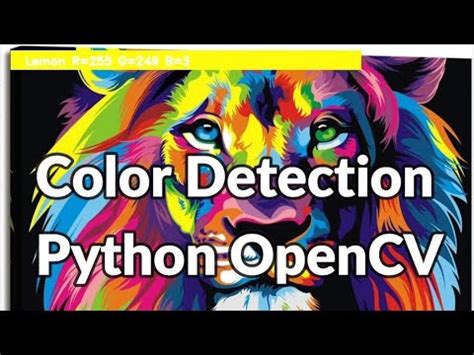Color Detection Using Python OpenCV YouTube