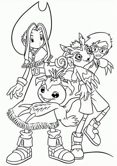 Coloring Pages Digimon Printable