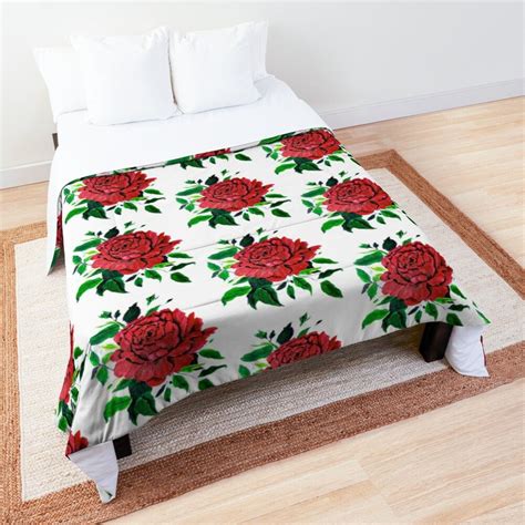 Red Rose Comforter By Sukhendu12 Rose Comforter Comforters Make