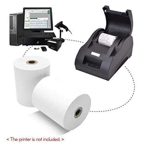 F2c 2 Inch 58mm X 15mtrs 55 Gsm Thermal Receipt Rolls Set Of 12 Rolls Factory To Customer