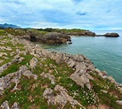 Bay of biscay rocky coast spain containing asturias, biscay, and spain ...