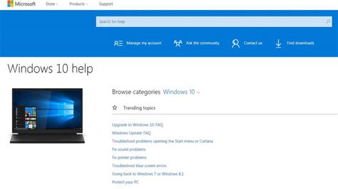 How To Get Help In Windows Pc Laptop Tablet Update