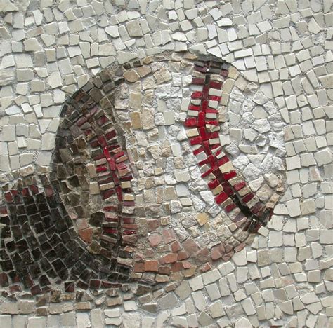 Baseball More Work At Mosaic Art Mosaic Mosaic Projects
