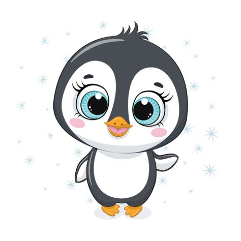 Cute Cartoon Baby Penguin 3417359 Vector Art At Vecteezy