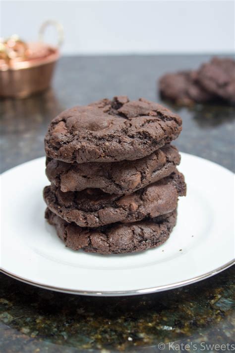 Double Chocolate Caramel Cookies - Kate's Sweets