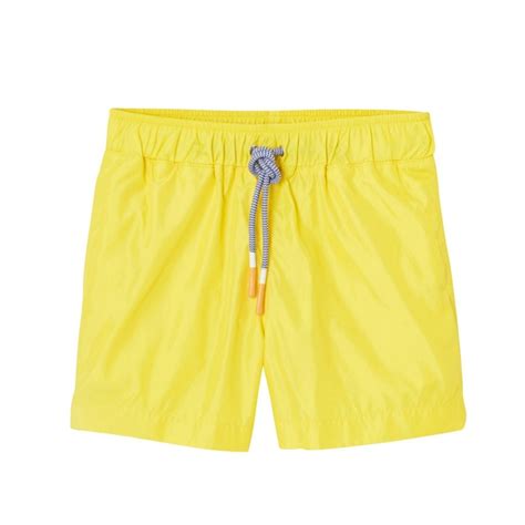 Lison Paris Boys Capri Swim Shorts In Yellow The Little Sunshine Store