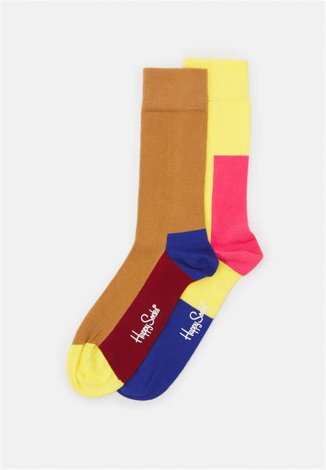 Happy Socks Colorblocked Unisex 2 Pack Socks Multimulti Coloured
