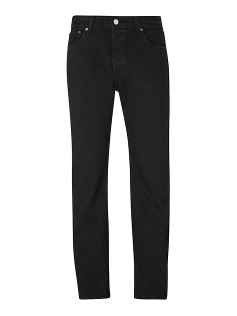 Levis 501 Original Straight Jeans Black At John Lewis And Partners